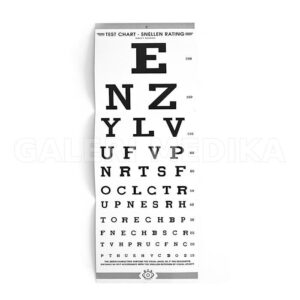 Test Snellen Chart 63cm x 25cm